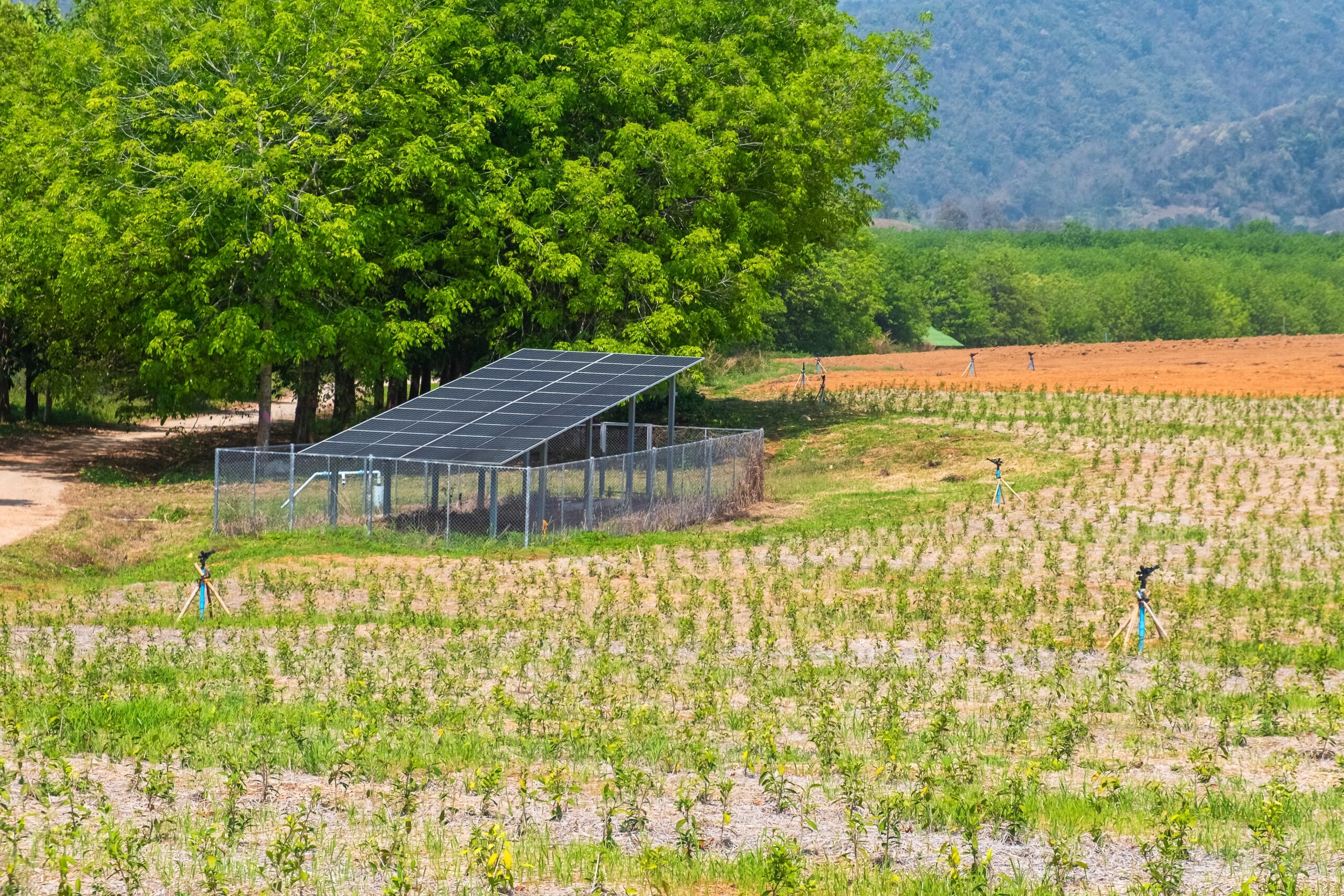 Tecnología off-grid en predio agrícola